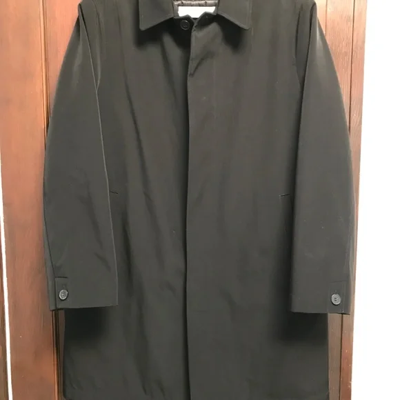 Kenneth Cole New York Black raincoat size small - Picture 14 of 14